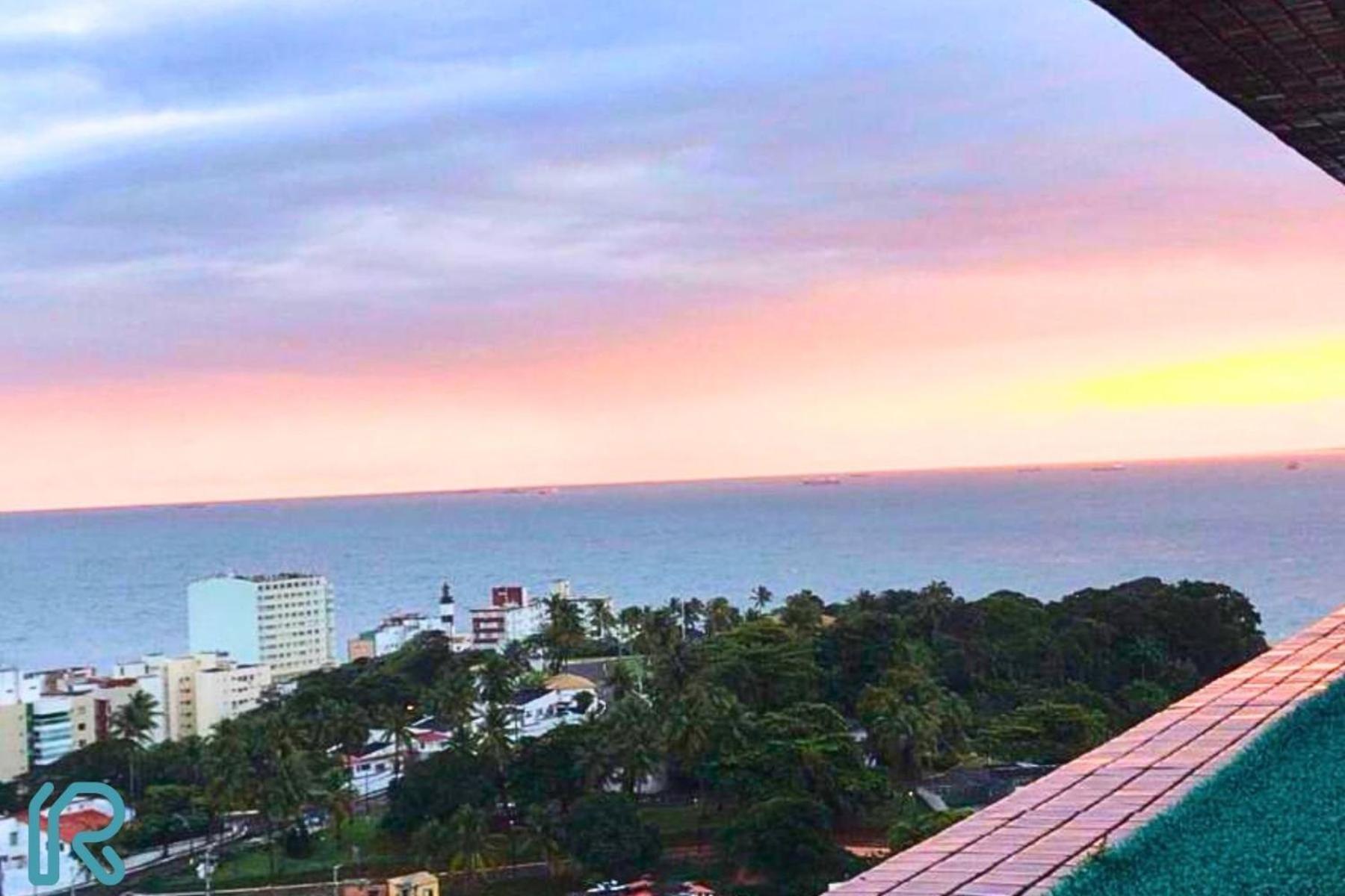 公寓 Lindo Vista Mar Na Barra Com Piscina No Rooftop Do Edf, Proximo Ao Porto Da Barra 萨尔瓦多
